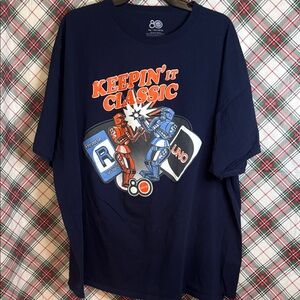 Mattel 80 Years Anniversary Navy T-Shirt with Logo